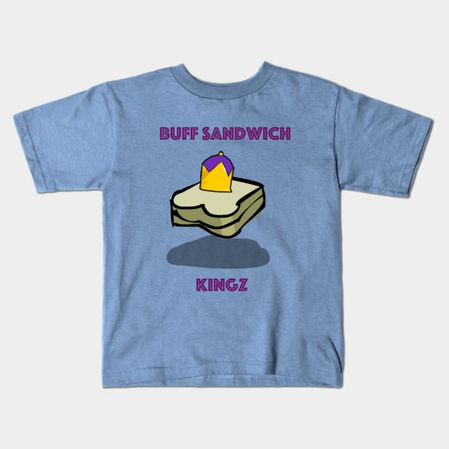 Buff Sandwich Kingz Kids T-Shirt by Yellowonder